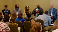 Scenes from Tuesday's panels.